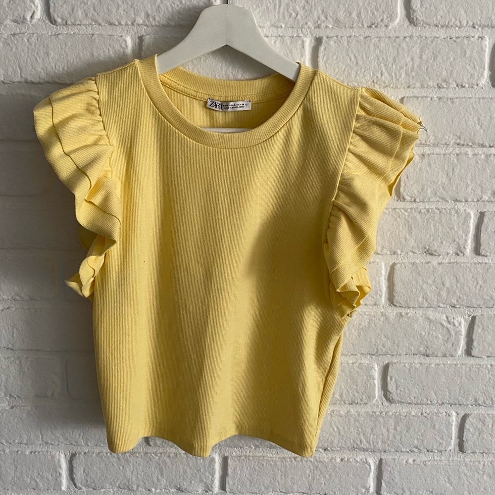 ZARA Ruffled Top - Picture 6 of 8
